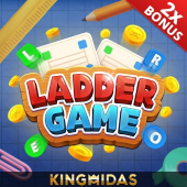 Ladder Game main screen with vertical climbing rungs and card choices